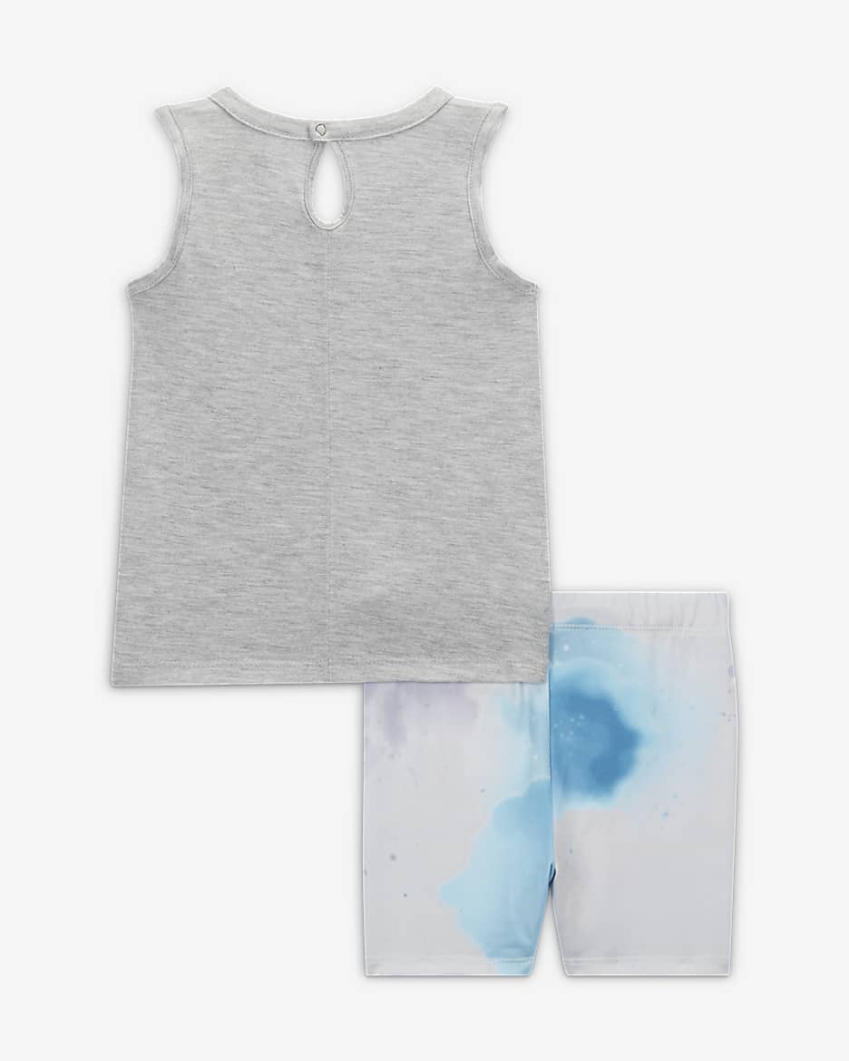 Nike "Just DIY It" Bike Shorts Set Baby 2-Piece Set - Photon Dust