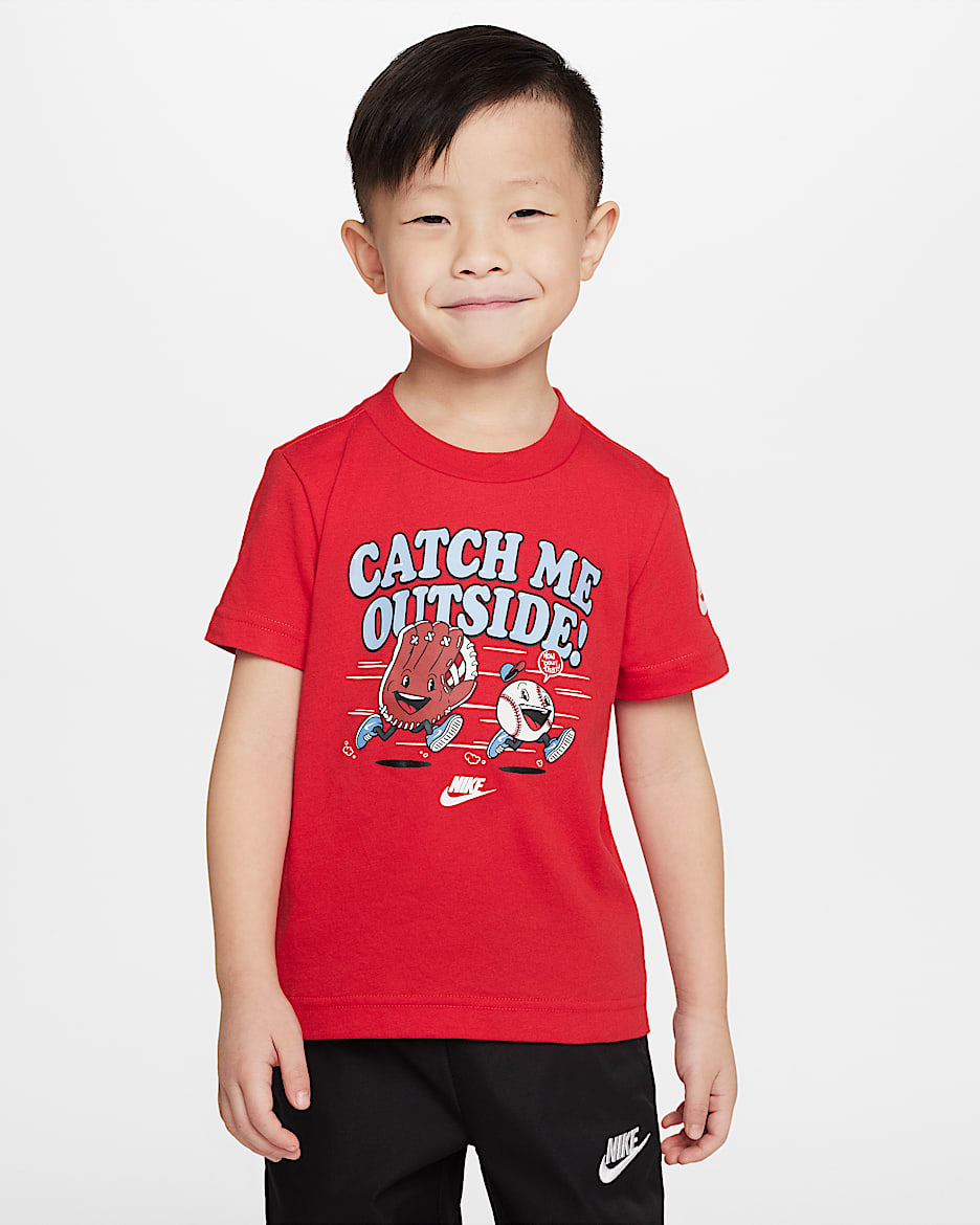Nike Toddler Baseball T-shirt - University Red