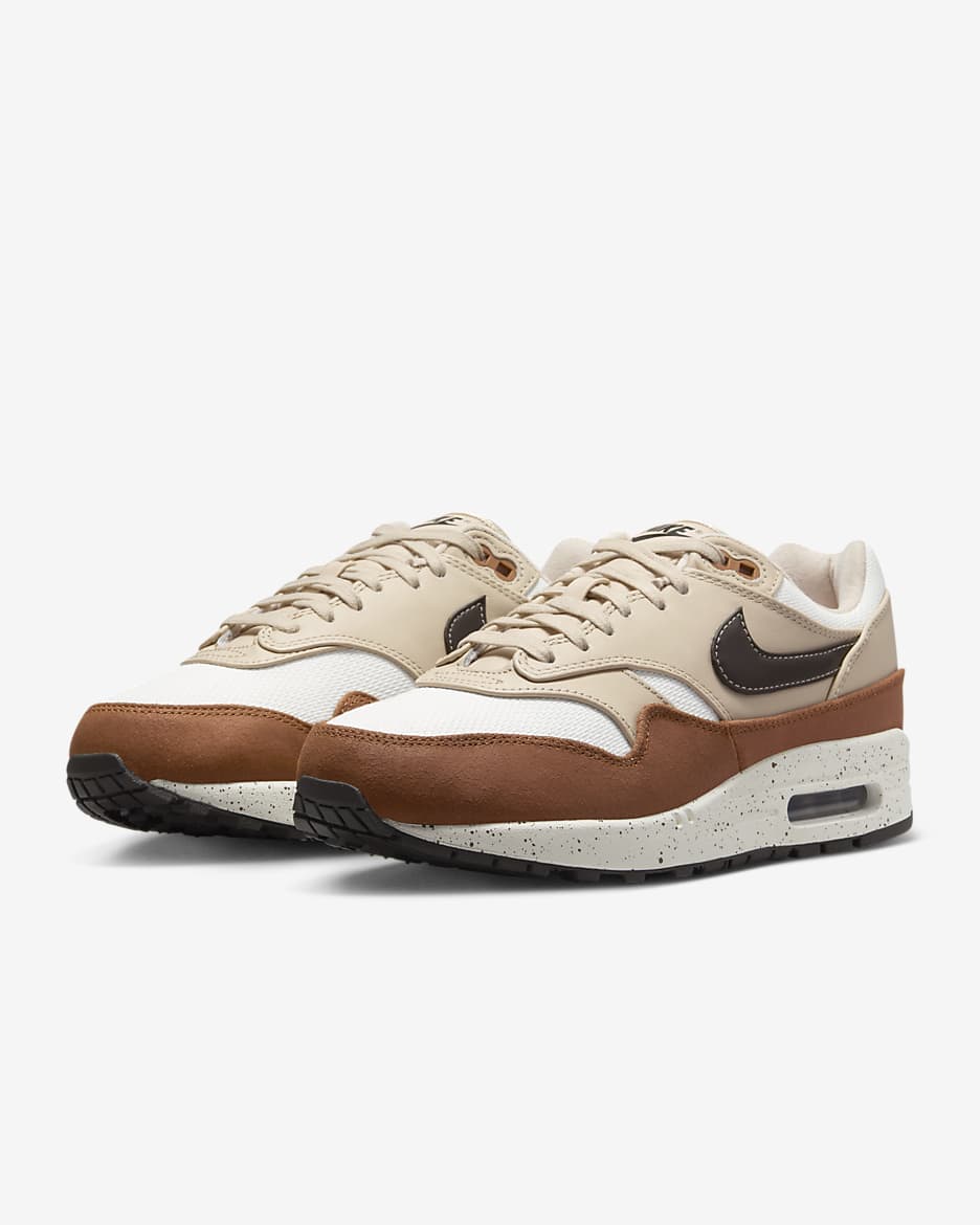 Calzado para mujer Nike Air Max 1 '87 - Marrón terciopelo/Vela/Tostado británico claro/Duna