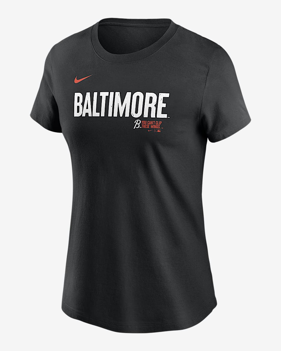 Adley Rutschman Baltimore Orioles City Connect Fuse Women's Nike MLB T-Shirt - Black