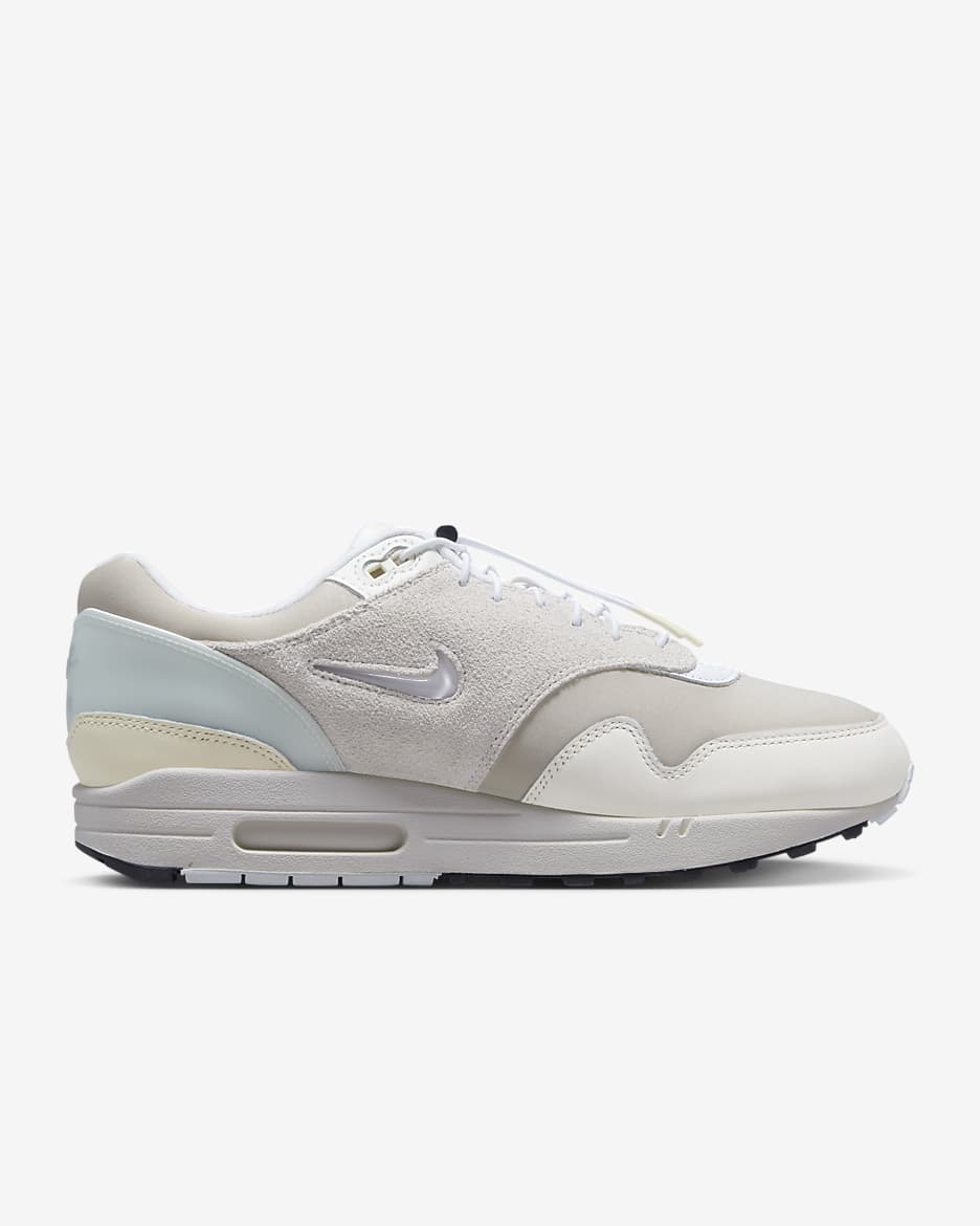 Nike Air Max 1 Premium-sko til mænd - Summit White/Sail/Coconut Milk/hvid