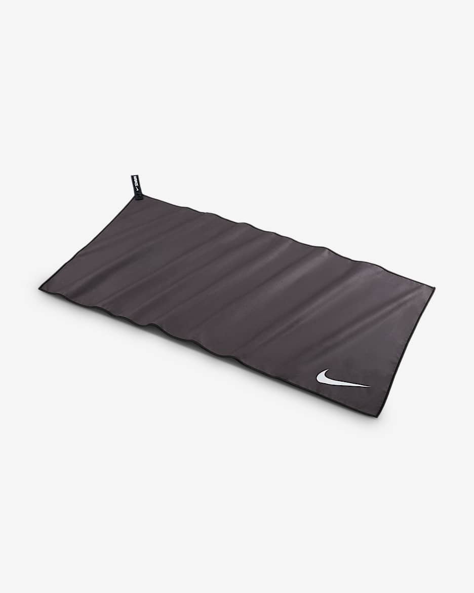 Toalla de natación de secado rápido Nike - Negro