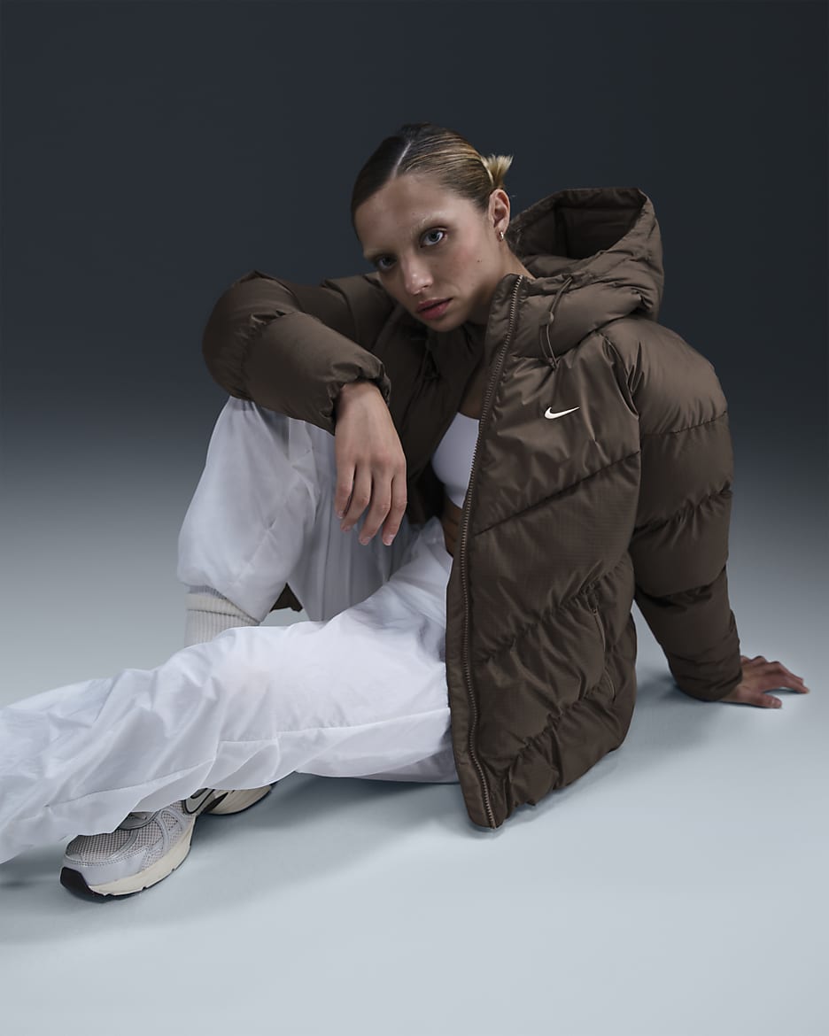 Nike Sportswear Windpuffer Women's Storm-FIT Loose Jacket - Ironstone/White