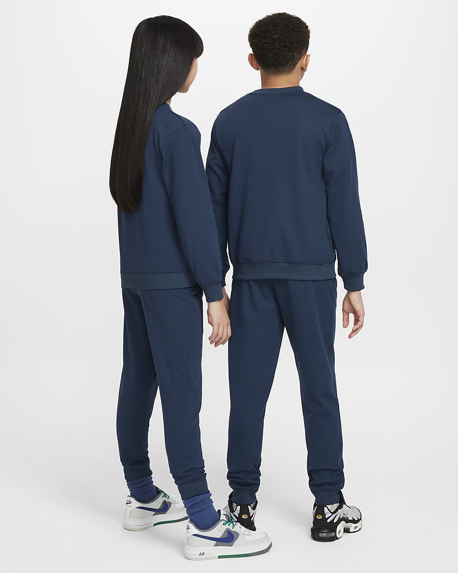 Nike Sportswear Trainingsanzug für ältere Kinder - Armory Navy/Weiß/Weiß