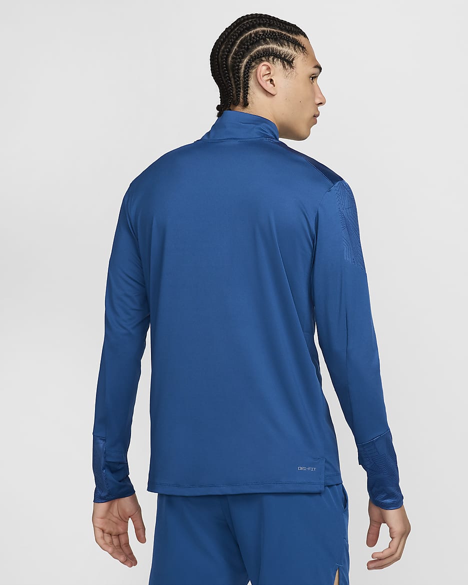 Nike Air Max Men's Dri-FIT 1/4-Zip Top - Court Blue/White