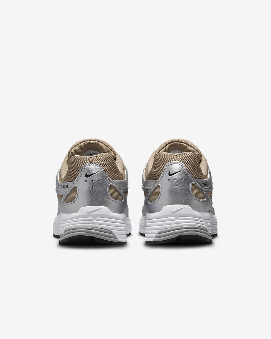 Nike P-6000 Men's Shoes - Khaki/Metallic Platinum/Pure Platinum/Metallic Silver