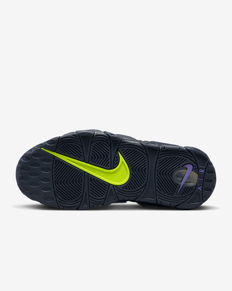 Nike Air More Uptempo x Serena Williams Design Crew Shoes - Dark Obsidian/Space Purple/Volt/Summit White