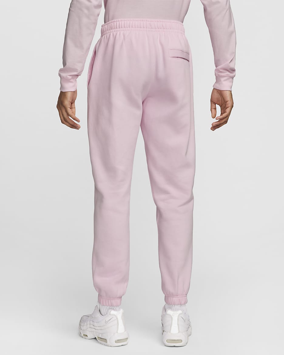 Nike Sportswear Club Fleece Herrenhose - Pink Foam/Pink Foam/Weiß