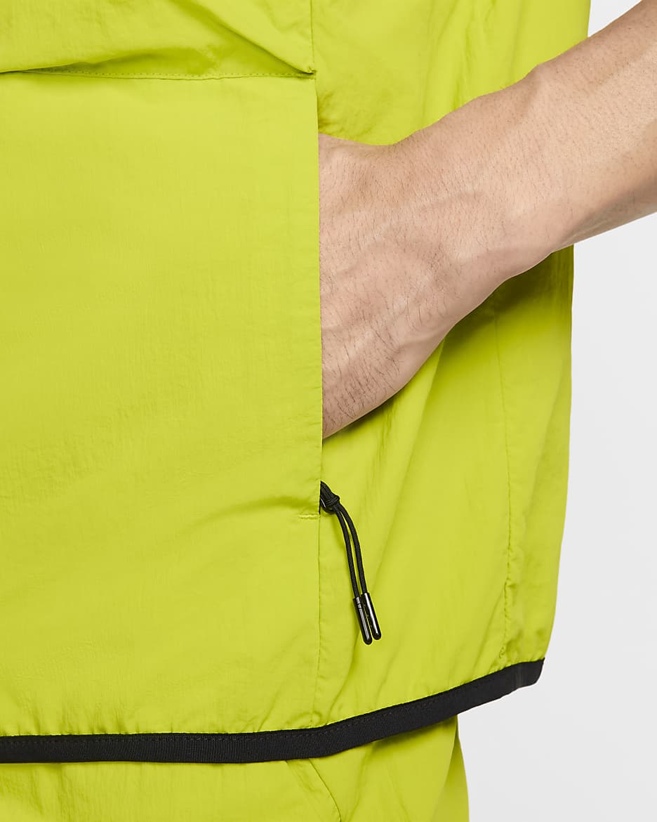 Smanicato in tessuto Nike Tech – Uomo - Bright Cactus/Bright Cactus/Nero