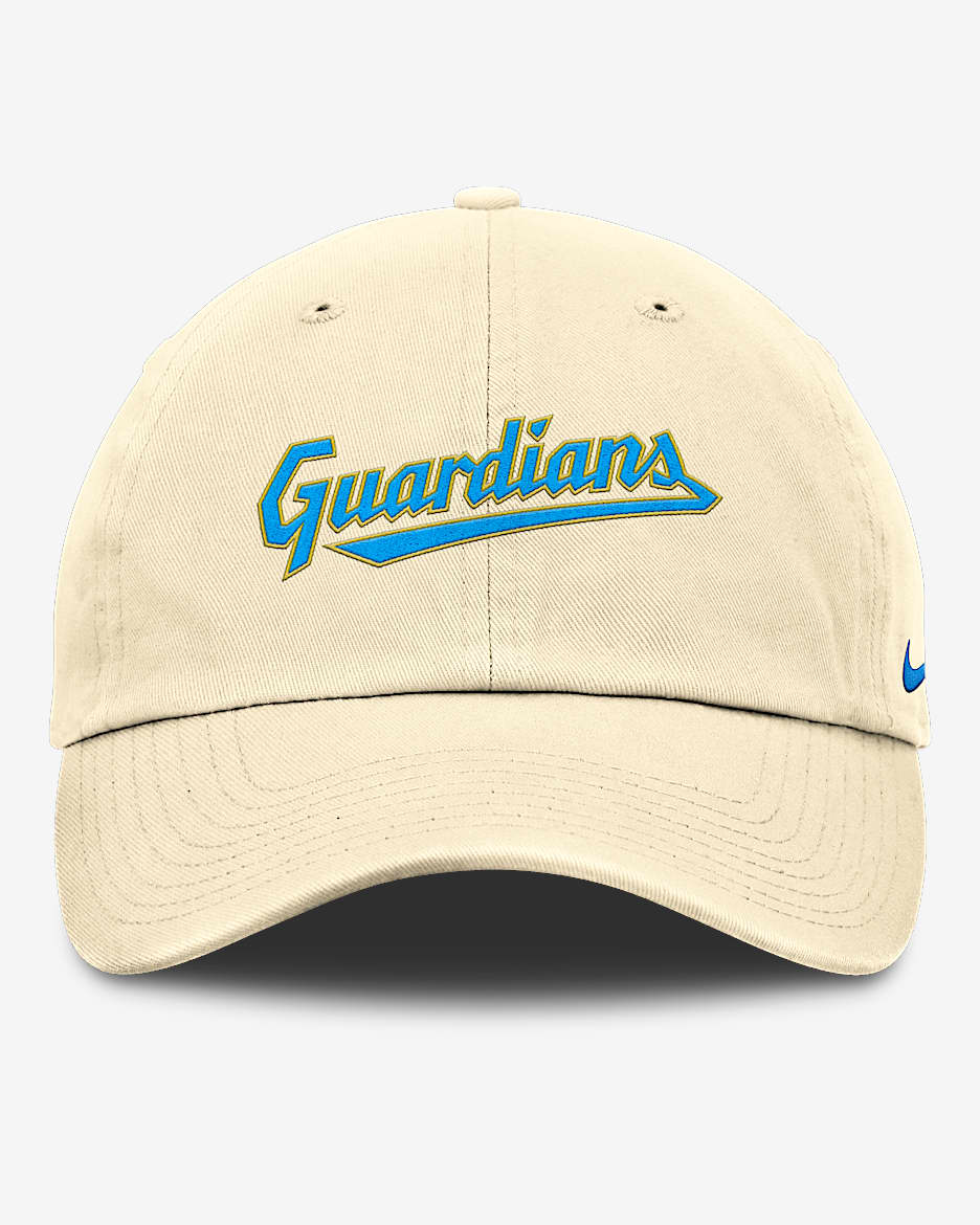 Cleveland Guardians Club Men's Nike MLB Adjustable Hat - Coconut Milk