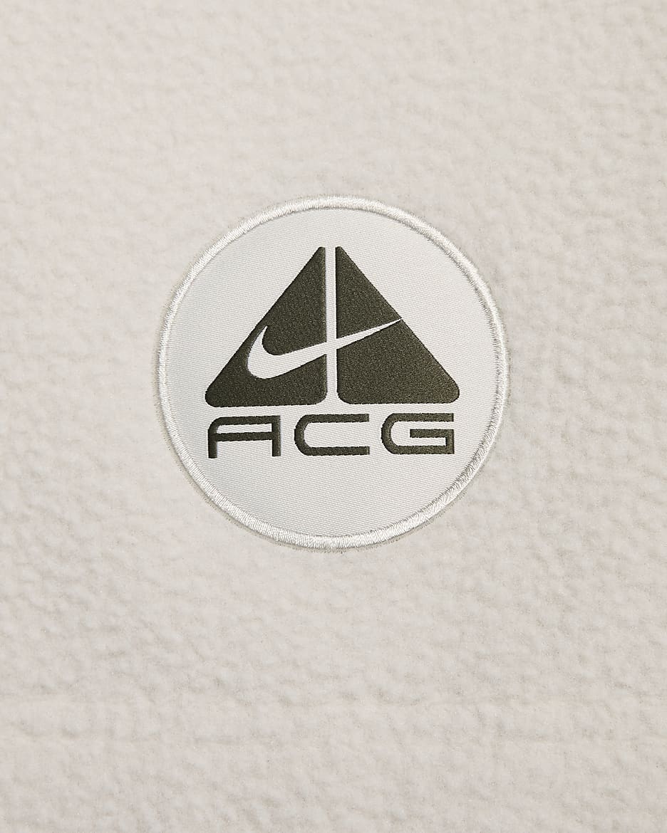 Nike ACG Men's Balaclava Retro Fleece Pullover - Light Bone/Cargo Khaki/Black/Cargo Khaki