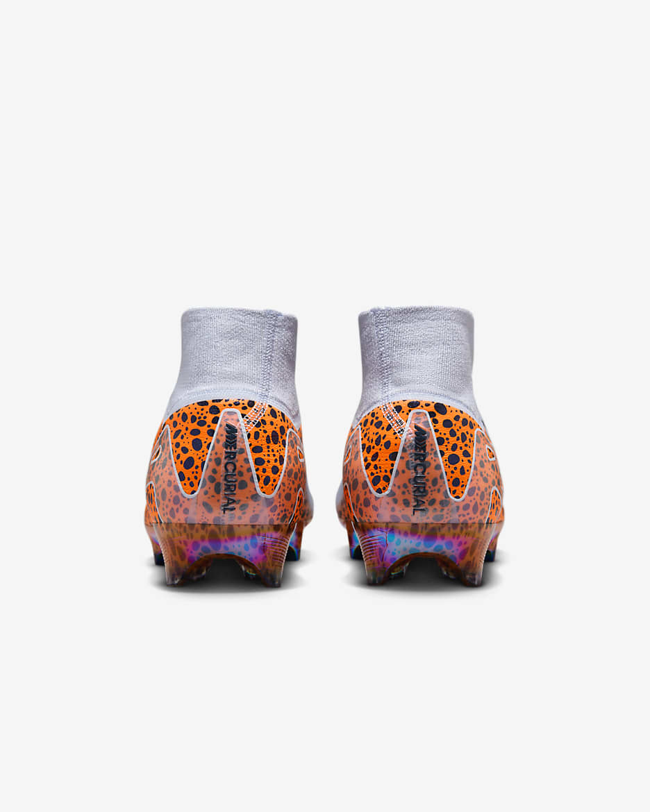 Chaussure de foot montante à crampons FG Nike Mercurial Superfly 10 Elite « Electric » - Multicolore/Multicolore