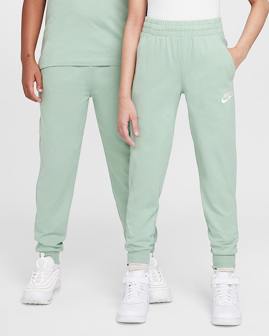 Joggers de tejido Knit para niño talla grande Nike Sportswear Club - Vapor/Vapor