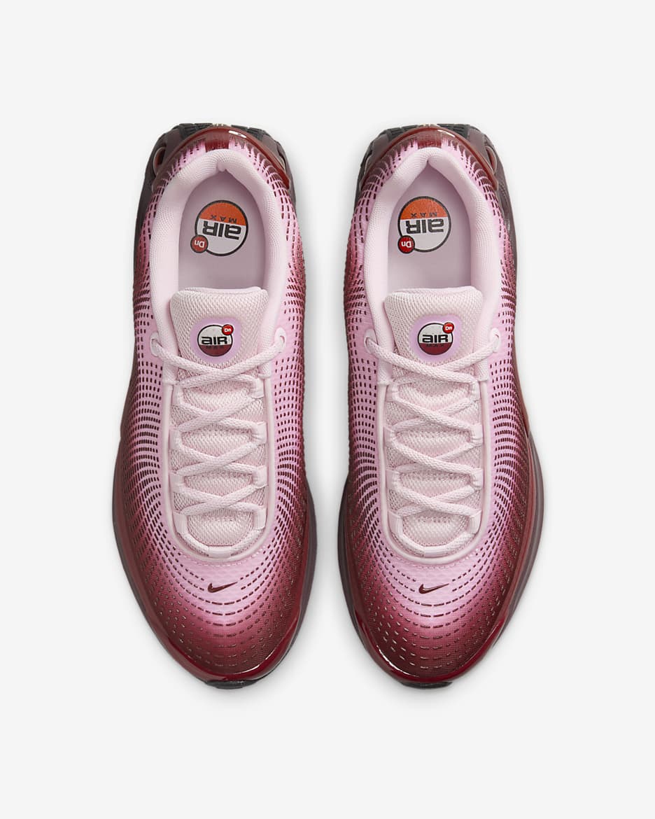 Buty damskie Nike Air Max DN - Team Red/Burgundy Crush/Czerń/Pink Foam