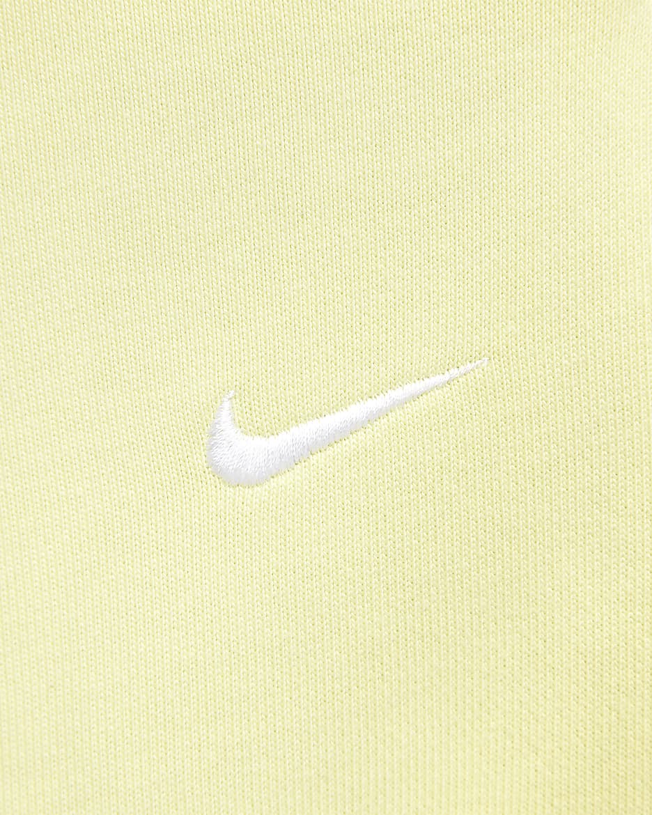 Pants de tejido Fleece para hombre Nike Solo Swoosh - Verde luminoso/Blanco