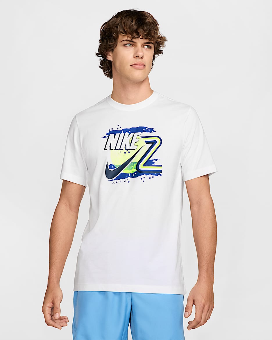 Playera de tenis Dri-FIT para hombre NikeCourt - Blanco