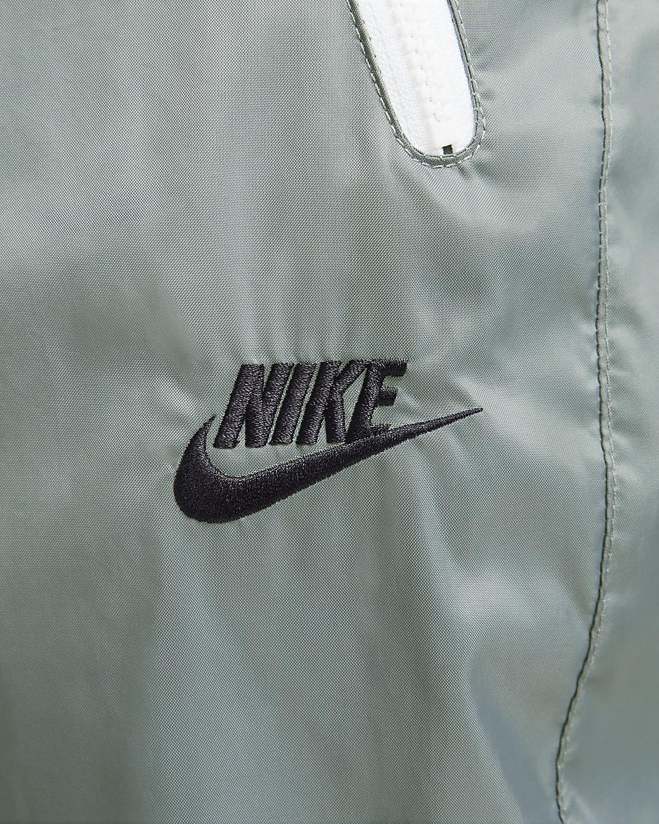 Nike Windrunner Geweven herenbroek met voering - Smoke Grey/Wit/Zwart