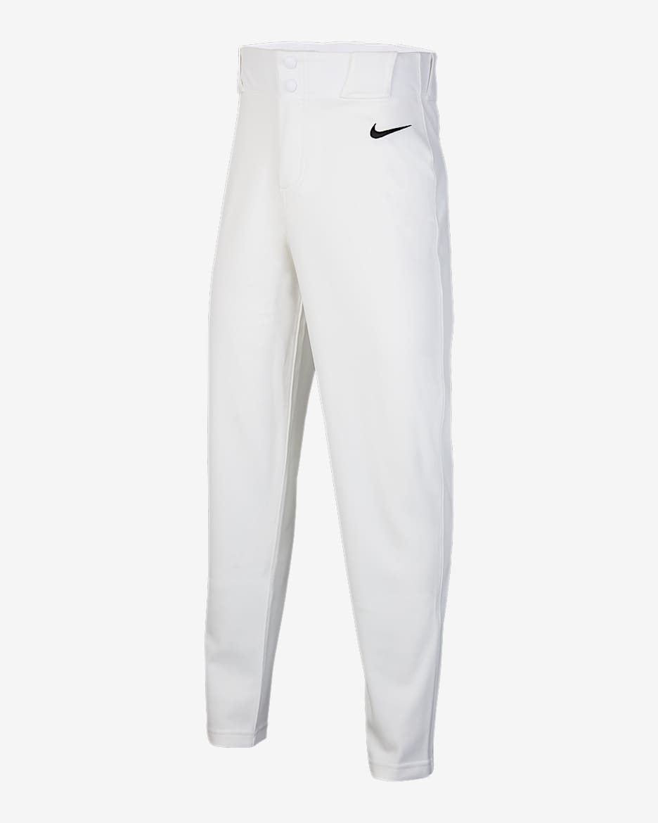 Pants de béisbol para niño talla grande Nike Vapor Select 2 - Blanco/Negro