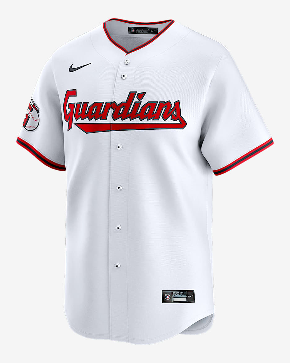 Bo Naylor Cleveland Guardians Men's Nike Dri-FIT ADV MLB Limited Jersey - White
