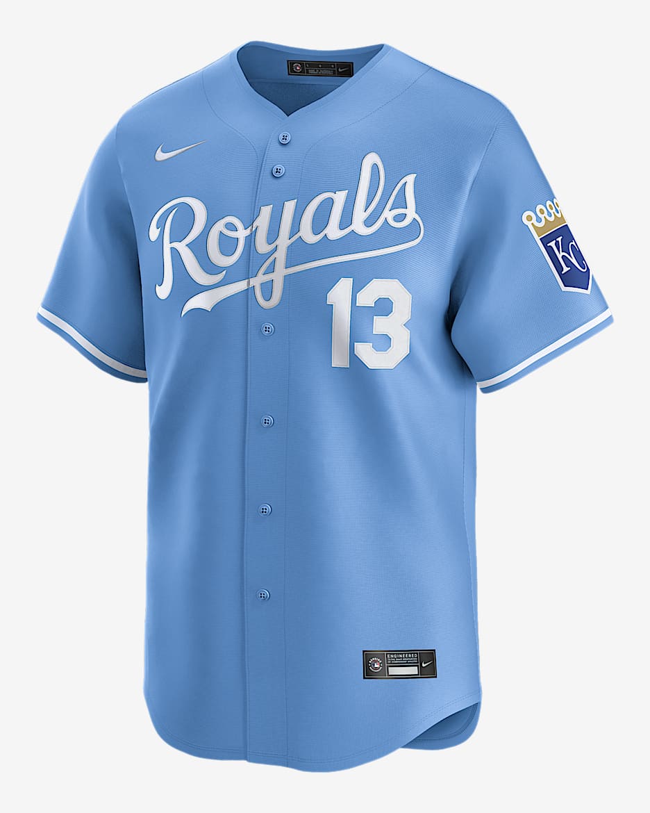 Salvador Perez Kansas City Royals Men's Nike Dri-FIT ADV MLB Limited Jersey - Light Blue