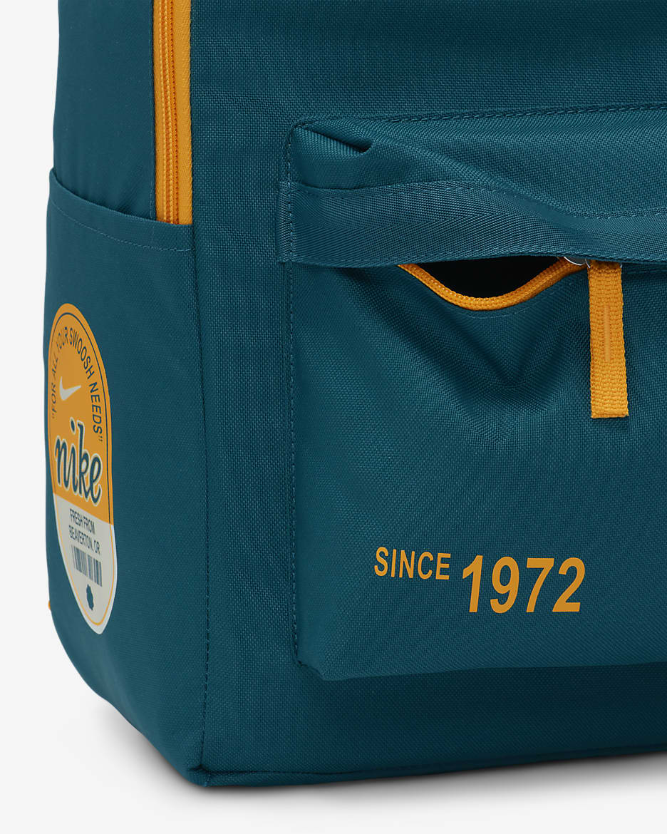 Nike Heritage Backpack (25L) - Geode Teal/Sundial/Sundial