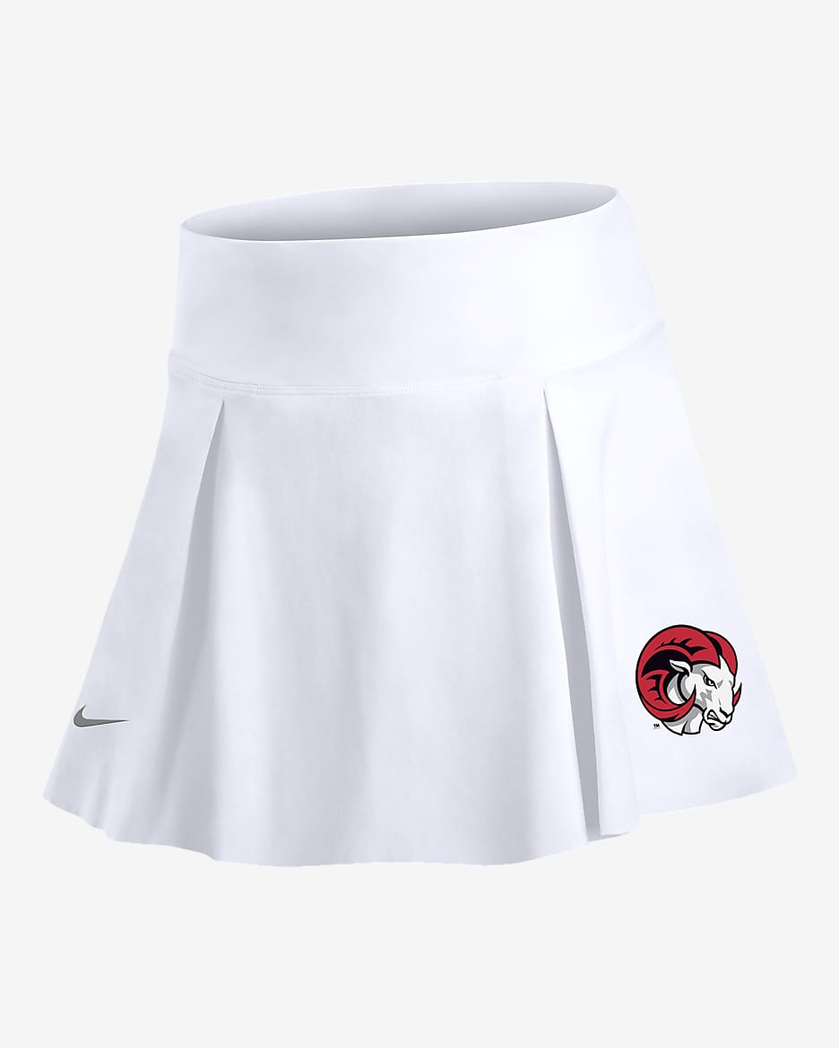 Falda universitaria Nike para mujer Winston-Salem Club - Blanco