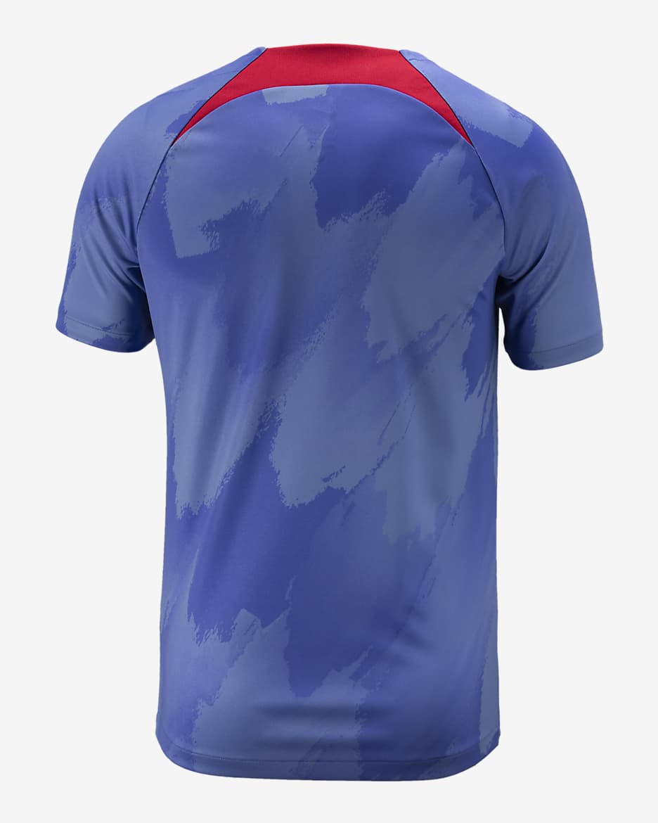 North Carolina Courage Men's Nike NWSL Pre-Match Top - Blue Joy