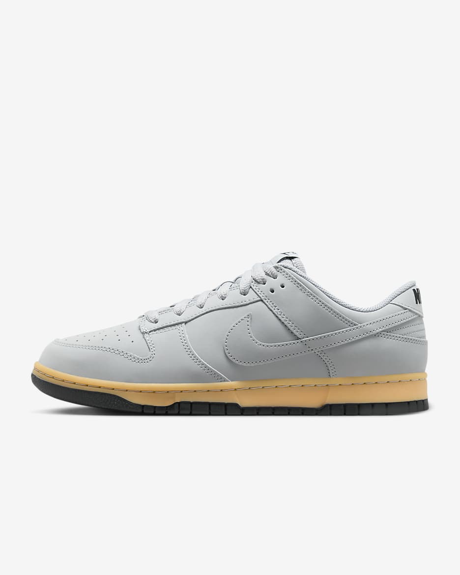 Nike Dunk Low Retro SE Men's Shoes - Wolf Grey/Gum Yellow/Black/Wolf Grey