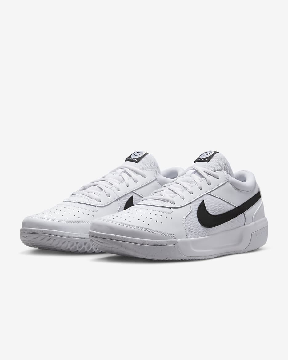 Tenis de tenis para hombre NikeCourt Air Zoom Lite 3 - Blanco/Negro