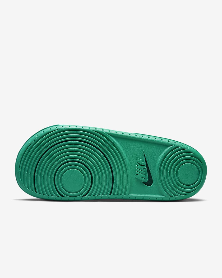 Norfolk State Nike College Offcourt Slides - Black/Sea Green/White