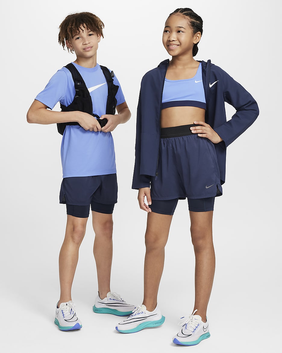 Nike Multi Tech Dri-FIT ADV Trainingsshorts für ältere Kinder (Jungen) - Midnight Navy/Obsidian/Schwarz