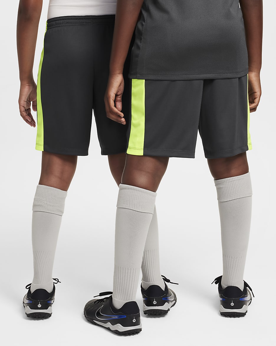 Nike Dri-FIT Academy23 Kids' Football Shorts - Anthracite/Volt/Volt