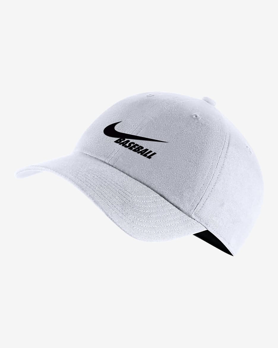 Gorra de campus de béisbol Nike - Blanco