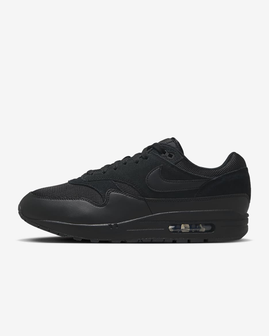 Nike Air Max 1 Essential Men's Shoes - Black/Black/Anthracite/Black