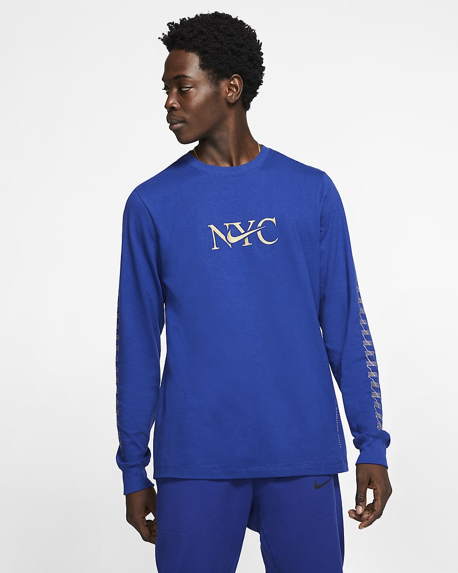 Nike Sportswear NYC Men's Long-Sleeve T-Shirt - Deep Royal Blue