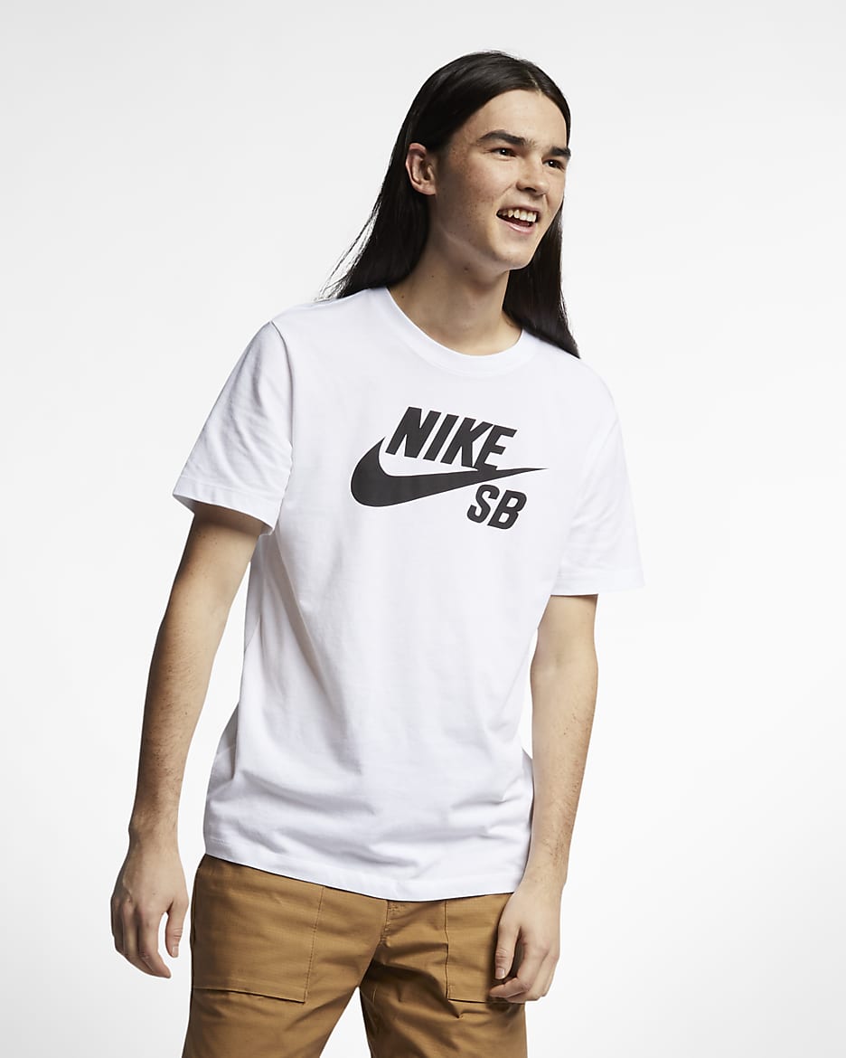 Nike SB Dri-FIT Skate T-Shirt - White/Black