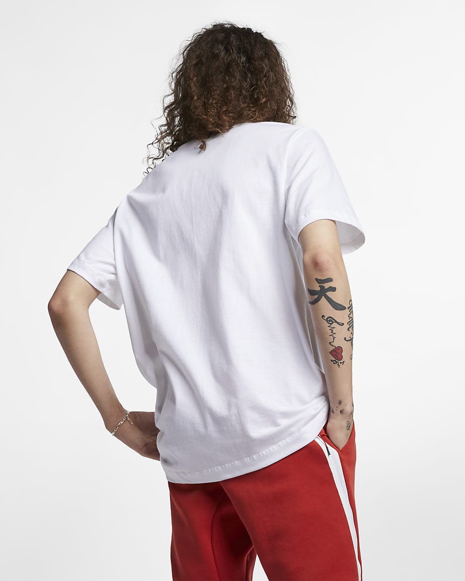 Nike Sportswear Club T-shirt voor heren - Wit/Zwart