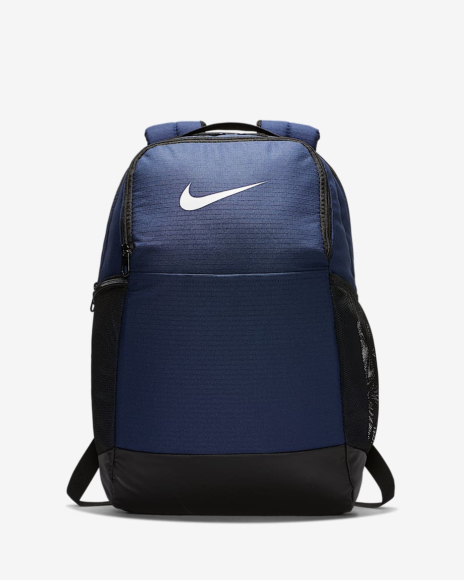 Nike Brasilia Training Backpack (Medium) - Midnight Navy/Black/White