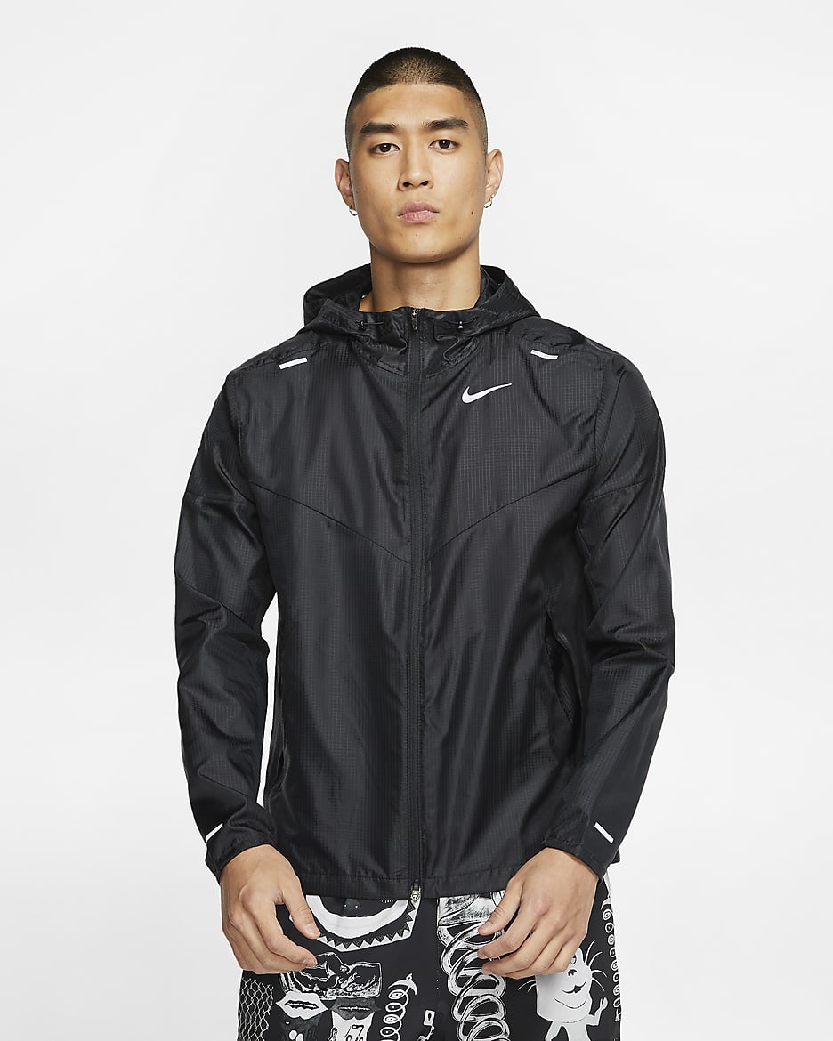 Nike Windrunner Mens' Running Jacket - Black/Black/Black