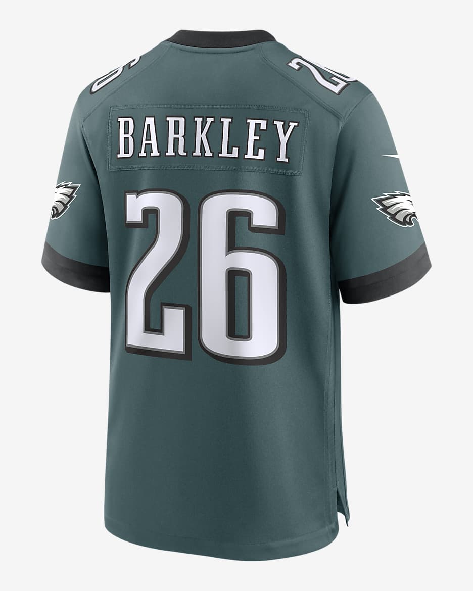 Saquon Barkley Philadelphia Eagles Men's Nike NFL Game Football Jersey - Sport Teal