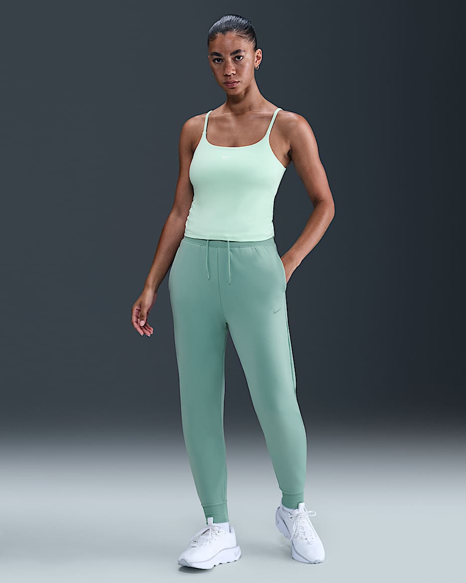 Nike Therma-FIT One Women's High-Waisted 7/8 Joggers - Cannon/White