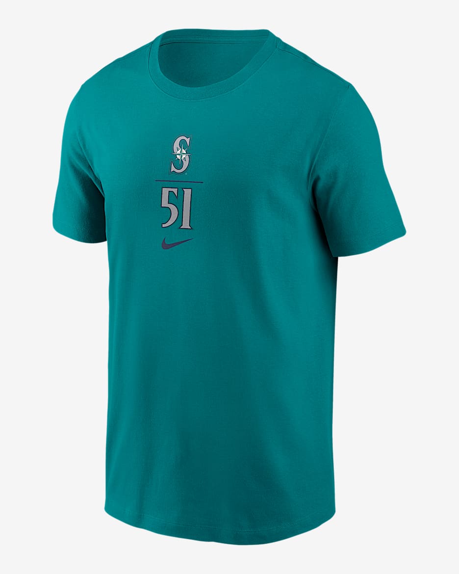 Ichiro Suzuki Seattle Mariners 2025 Hall of Fame Men's Nike MLB T-Shirt - Aqua