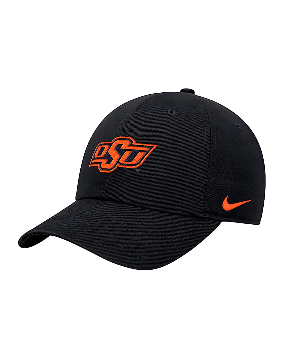 Oklahoma State Club Men's Nike College Cap - Black