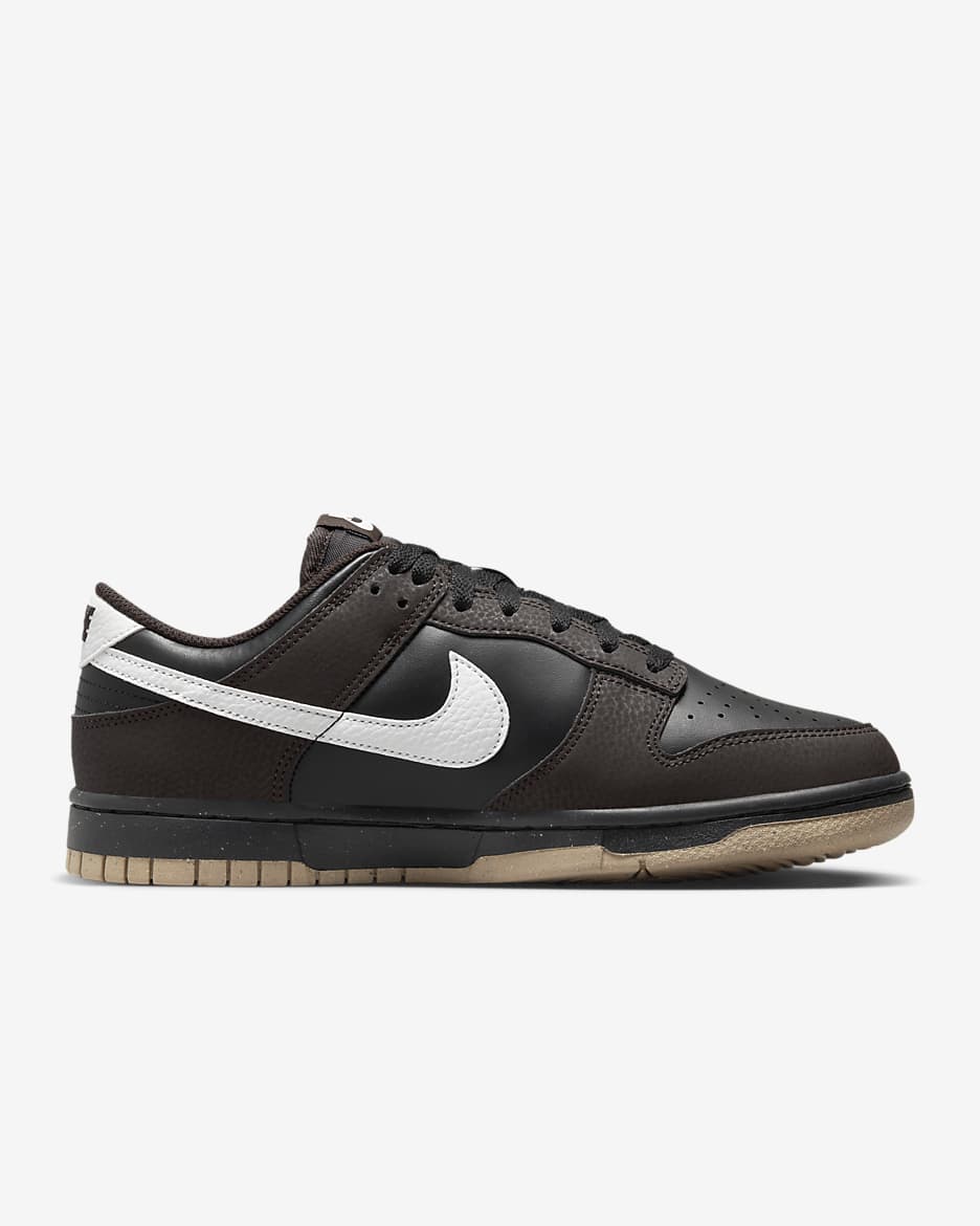 Sko Nike Dunk Low Next Nature för kvinnor - Svart/Velvet Brown/Khaki/Summit White