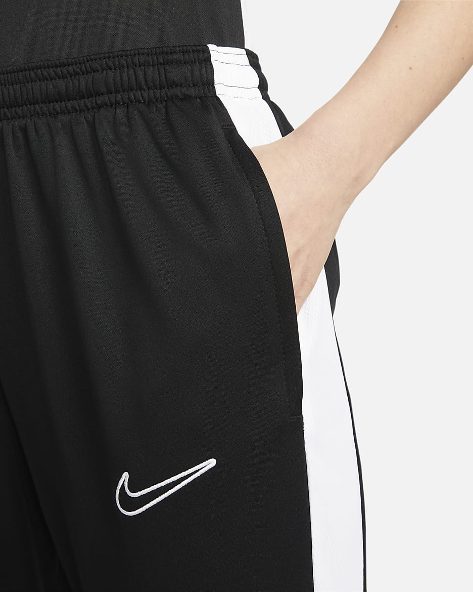 Γυναικείο ποδοσφαιρικό παντελόνι Nike Dri-FIT Academy - Μαύρο/Λευκό/Λευκό