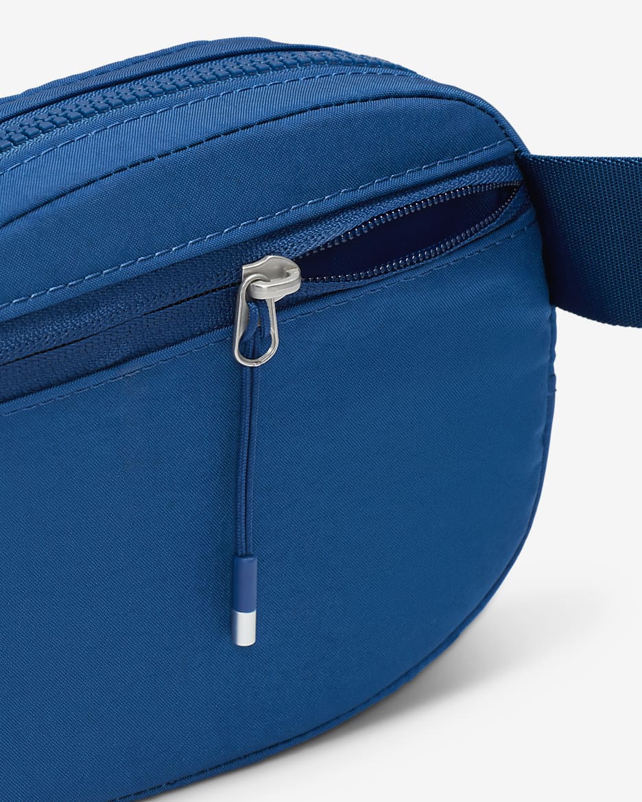 Bolsa bandolera (2 L) Nike Aura - Azul cancha/Azul cancha/Plata mate