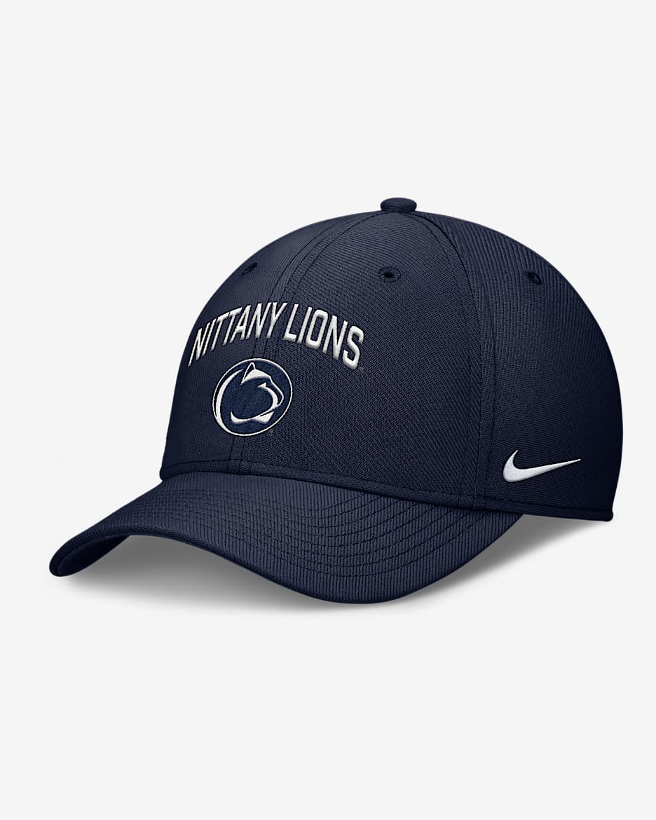 Penn State On-Field Rise Swoosh Men's Nike Dri-FIT College Hat - Navy