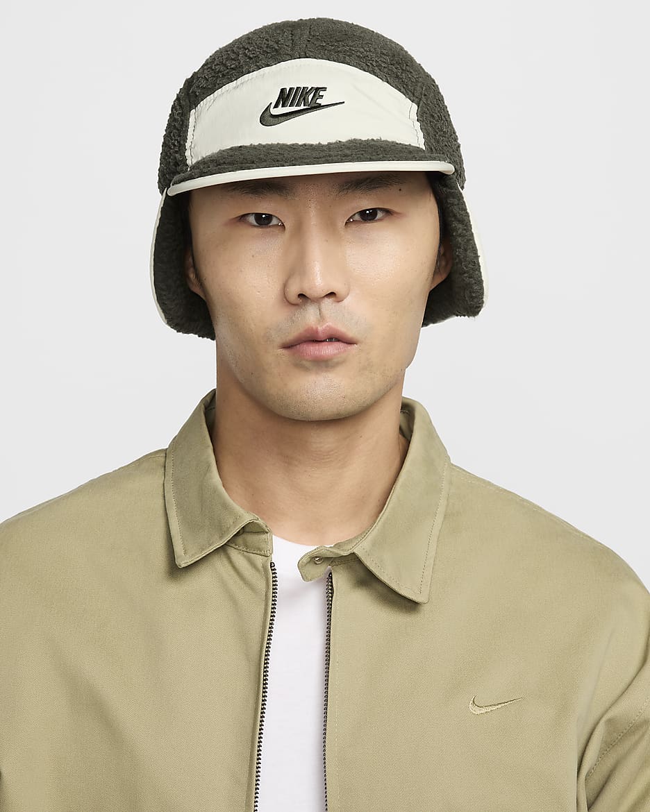 หมวกแก๊ปเอาท์ดอร์ไร้โครง Nike Fly - Cargo Khaki/Sea Glass/Cargo Khaki