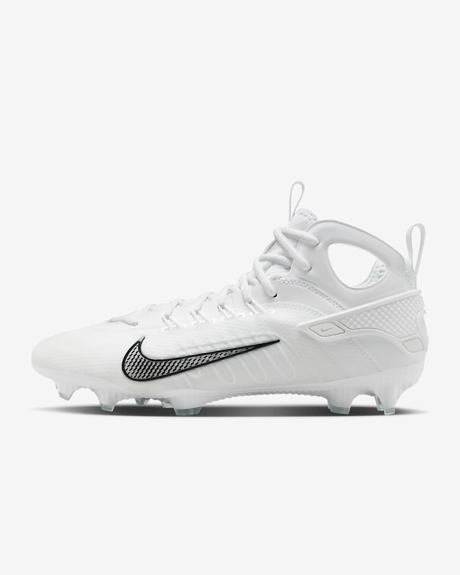 Tacos de lacrosse Nike Huarache 9 Elite LAX - Blanco/Blanco/Negro