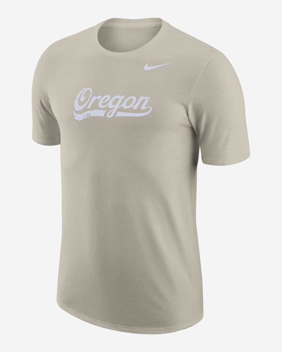 Playera Nike College para hombre Oregon - Crema II
